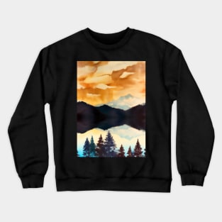 Forest Painting Crewneck Sweatshirt